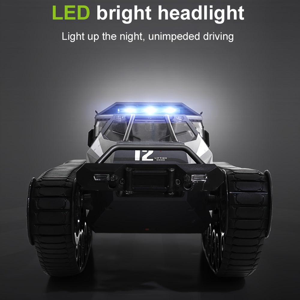 High-Speed Remote Control Tank Toy - 360&deg; Rotating Military Truck - Birthday Christmas Gift