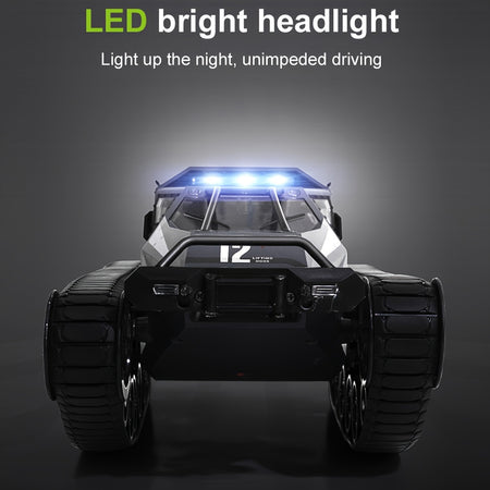 High-Speed Remote Control Tank Toy - 360&deg; Rotating Military Truck - Birthday Christmas Gift