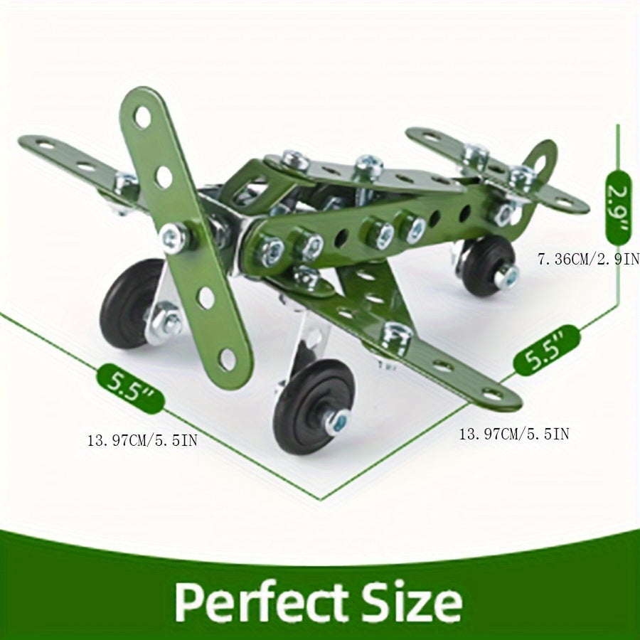 166pcs Military Series STEAM Building Blocks