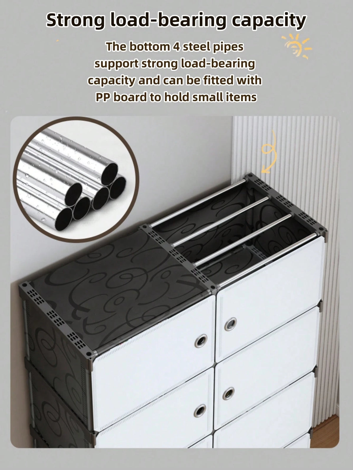 Multicolour Multi-Layer Shoe Rack - Dustproof Storage Cabinet for Bedroom &amp; Living Room