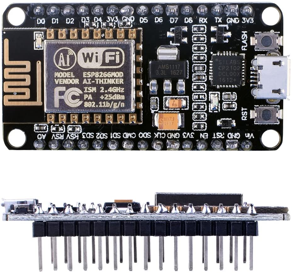 For Arduino Kuman 1pc WiFi Internet ESP8266 Module CP2102 ESP12E NodeMCU LUA Development Board Wi-Fi Wireless Micro Controller With GPIO Pins KY69