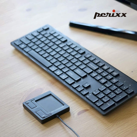 Perixx PERIPAD-501 Wired USB Touchpad, Portable Trackpad For Laptop And Desktop User, Black, Small Size