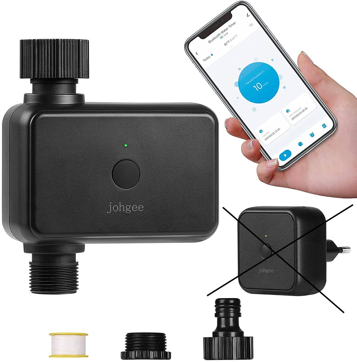 Bluetooth And WiFi Irrigation Programmer, Intelligent Automatic Watering Timer, Garden Watering Control With App Control For Duration And Rain Delay.  Up To 8 Bar Pressure!