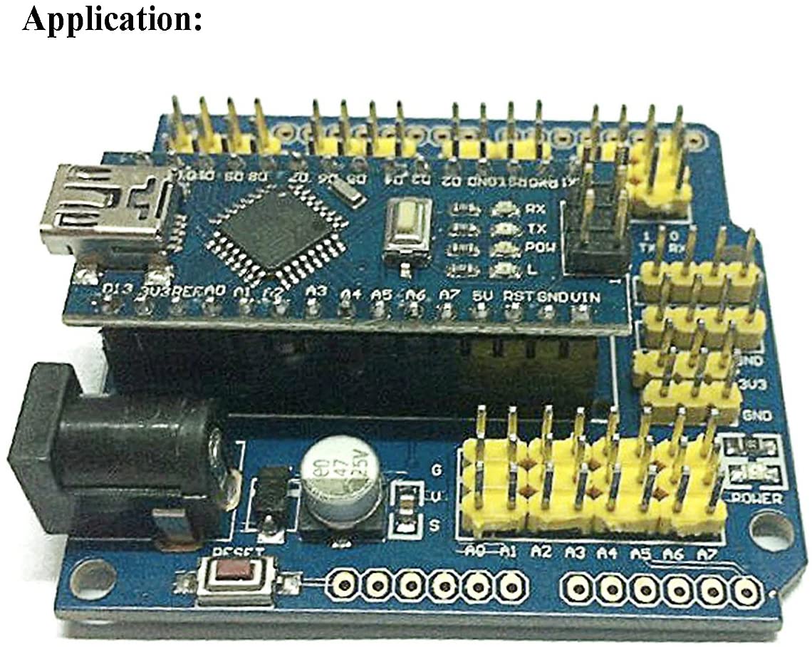 Nano V3.0 ATmega328P Microcontroller Board,Nano Board CH340G Chip 5V 16MHz With 245 Mm USB Cable For Arduino