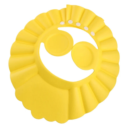 77HD Baby Shower Cap Bathing Cap Baby Bath for Head Cap Visor for Washing Hair Adjustable Safe Shampoo Shower Bathing for Bath yellow