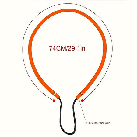 GTQPS Heavy-Duty Latex Fishing Hand Pole Spear Sling &ndash; Durable High-Elasticity Spearfishing Band