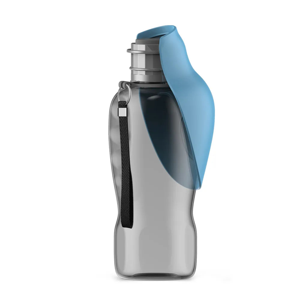 800ml Portable Dog Water Bottle For Small Medium Big Dogs Outdoor Travel Drinking Bowl Puppy Cat Feeder Pet Labrador Accessories Blue / 800ml