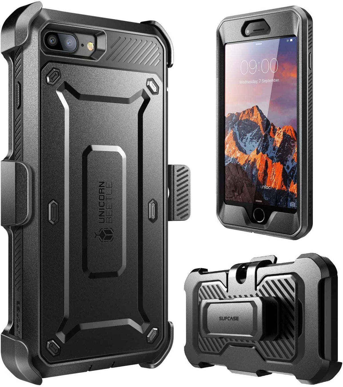 SUPCASE IPhone 7 Plus Case, IPhone 8 Plus Case, Full-body Rugged Holster Case
