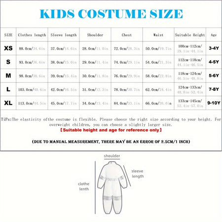 Kids Astronaut Costume with Spaceship Toy - Space Jumpsuit for Dress Up