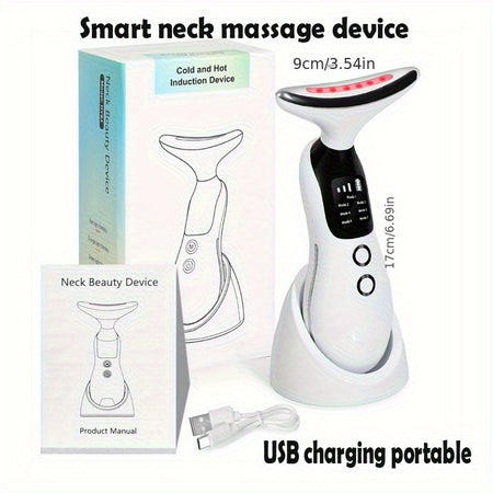 V-Face Intelligent Beauty Device for Neck and Face Massage White