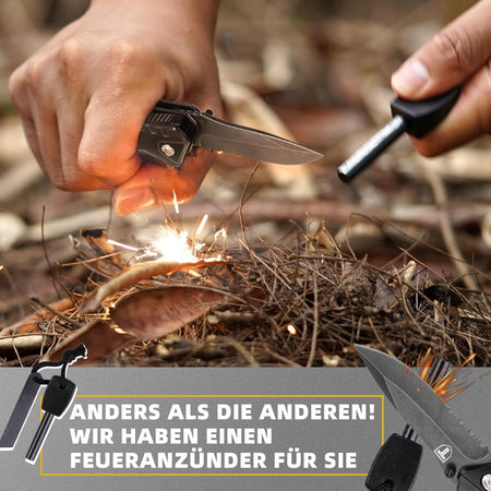 Engraving Best PAPA Ever Black Pocket Knife &ndash; 9-in-1 Multi-Tool Versatility