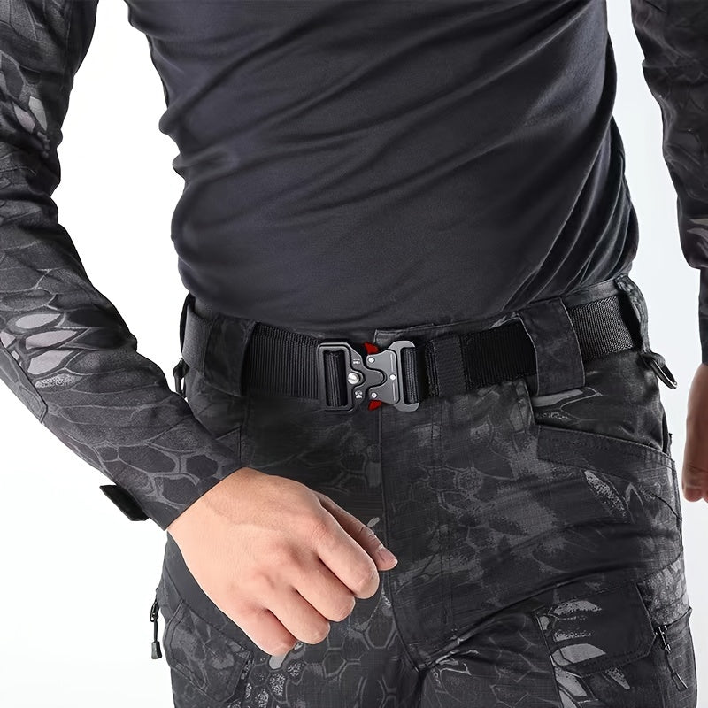 Tactical Multi-Function Men's Belt - Durable, Versatile, Perfect for Outdoor Adventures