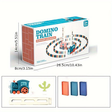Domino Mini Train Automatic Building Blocks Toy Car