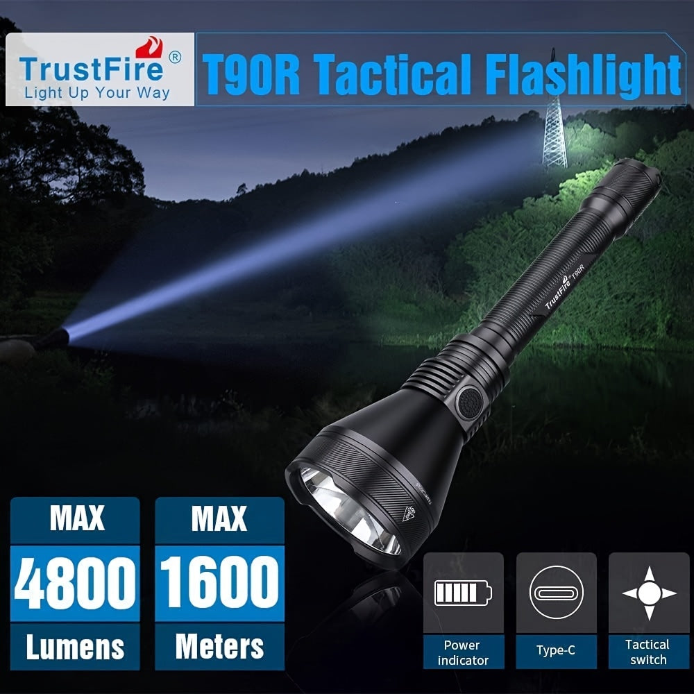TrustFire T90R &ndash; 4800 Lumen High-Performance Tactical Flashlight