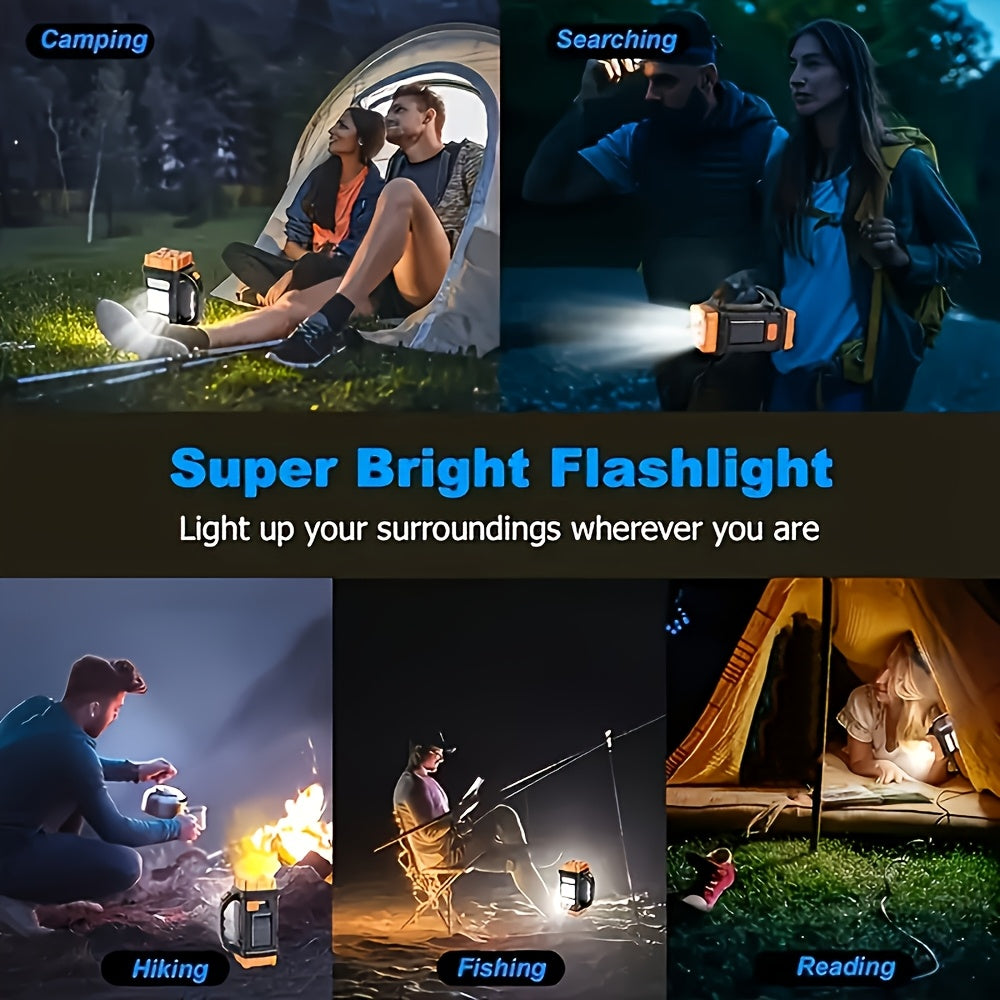 LiHang Rechargeable LED Searchlight - Portable 4-Mode Spotlight for Outdoor Adventures