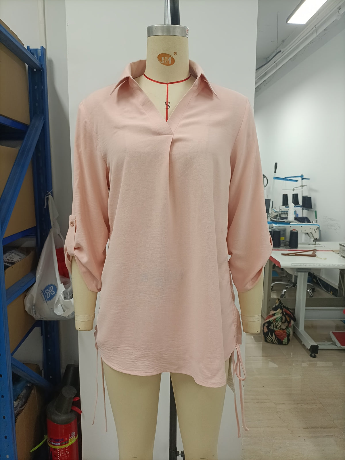 Elegant Long Sleeve Solid Colour Beach Cover-Up with Hollow-Out Design