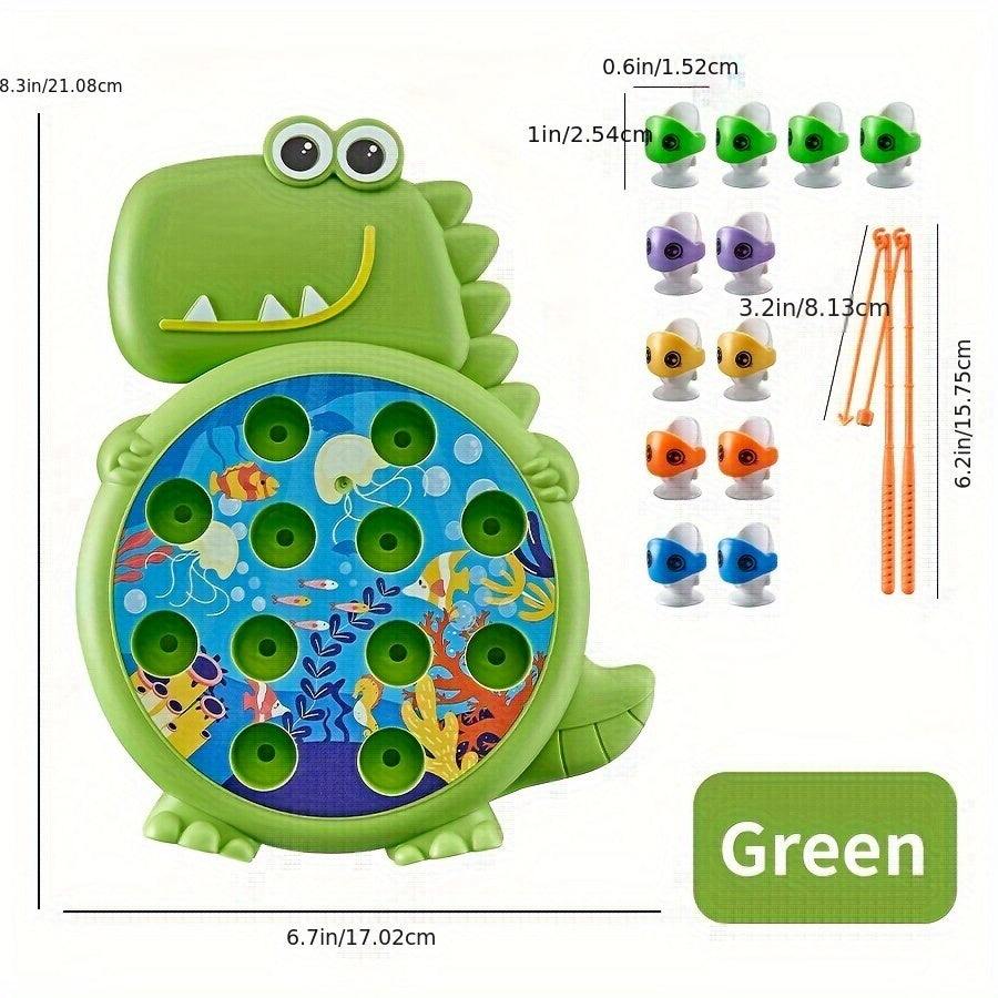 Dinosaur Fishing Plate Toy