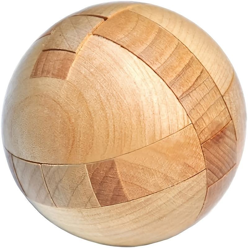 Wooden Puzzle Magic Ball Brain Teaser Toy