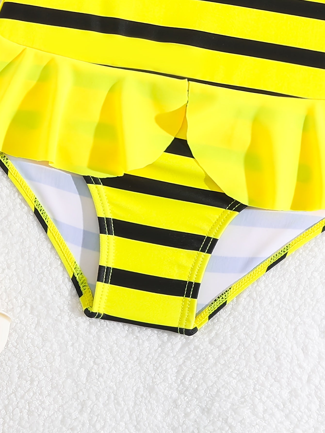 Bee-utiful Ruffled Swimsuit for Toddlers