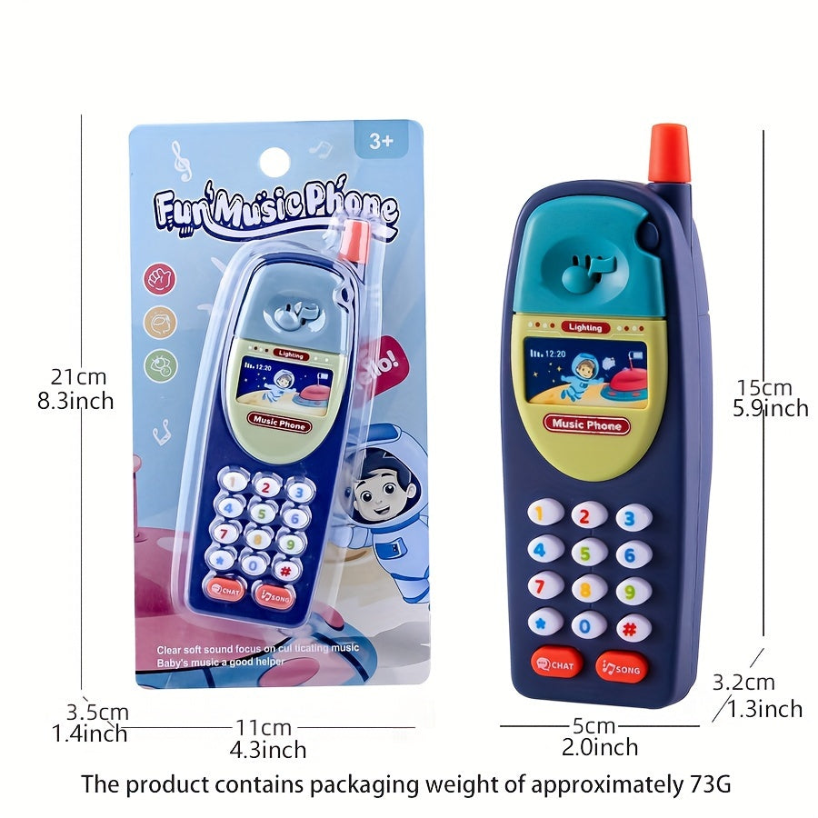 Early Learning Astronaut Phone Toy - Multifunctional, Musical &amp; Educational Plaything