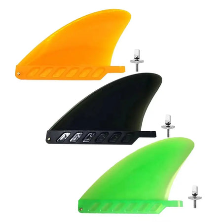 4.6 Inch Soft Flex Center Fin, Longboards, Inflatable Paddle Boards, River Running, TPU Material, Unisex Surfing Fin