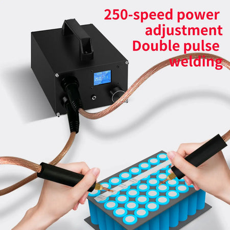 Dual Pulse 18650 Battery Spot Welder Double Capacitors