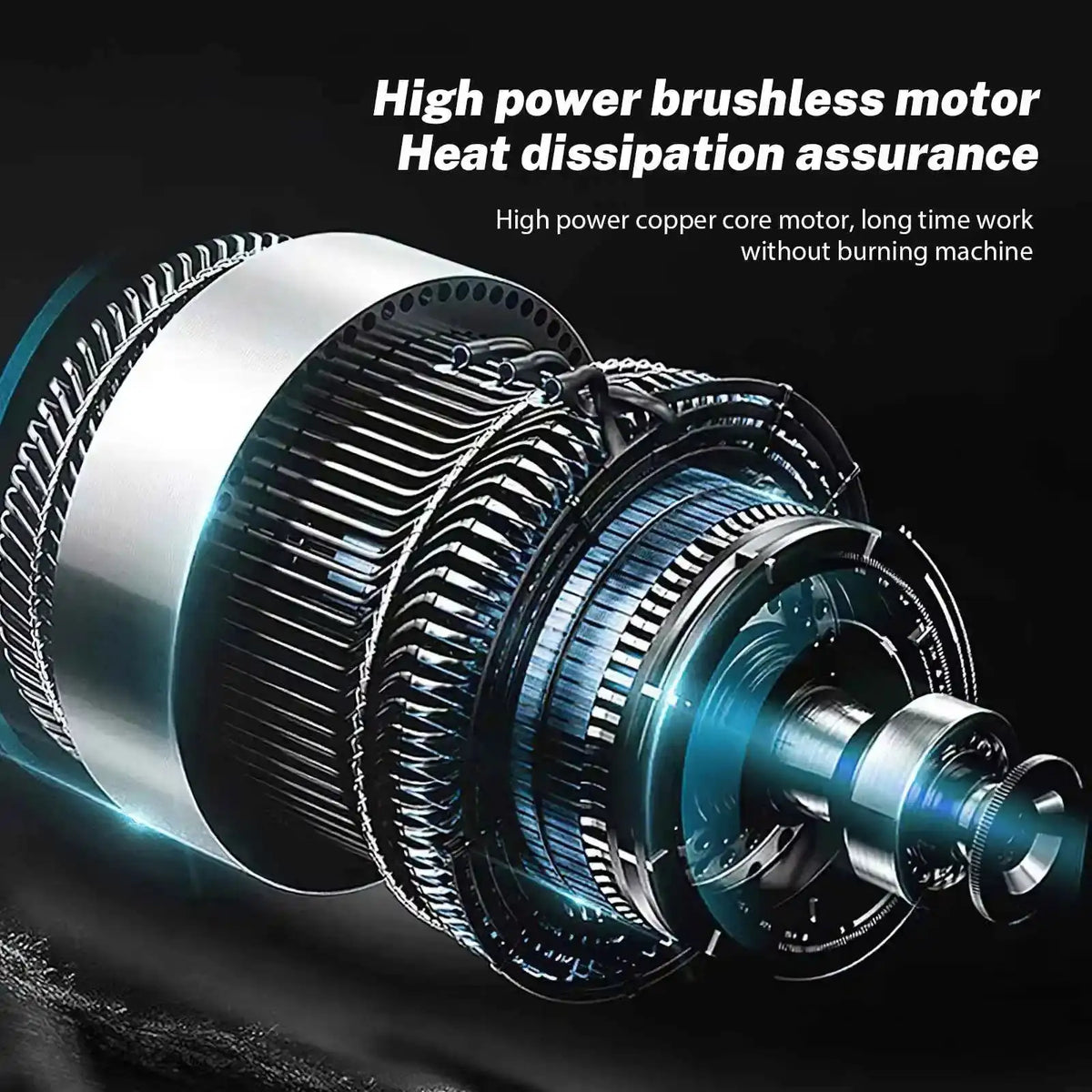 1000W Brushless 125mm Angle Grinder 3 Speeds For Makita 18V