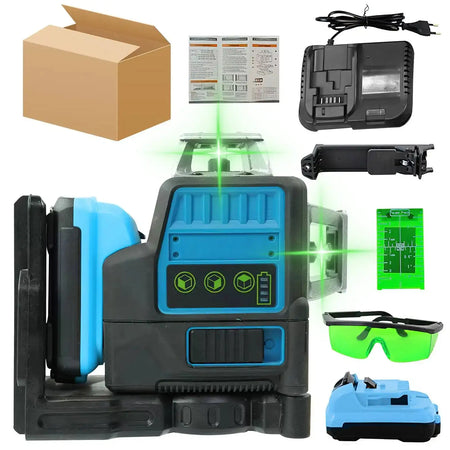 12Line 3D Green Laser Level Self Leveling 360 Degree Standard / spain