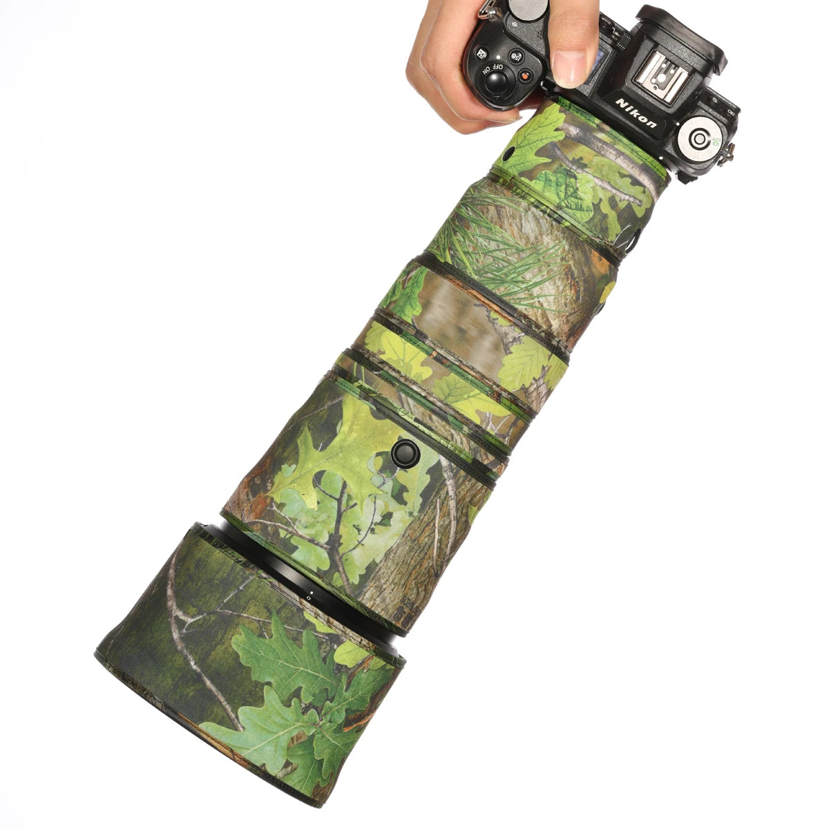Camouflage Lens Coat for Nikon Z 180-600mm F5.6-6.3 VR - Waterproof &amp; Rainproof Jungle / CHINA