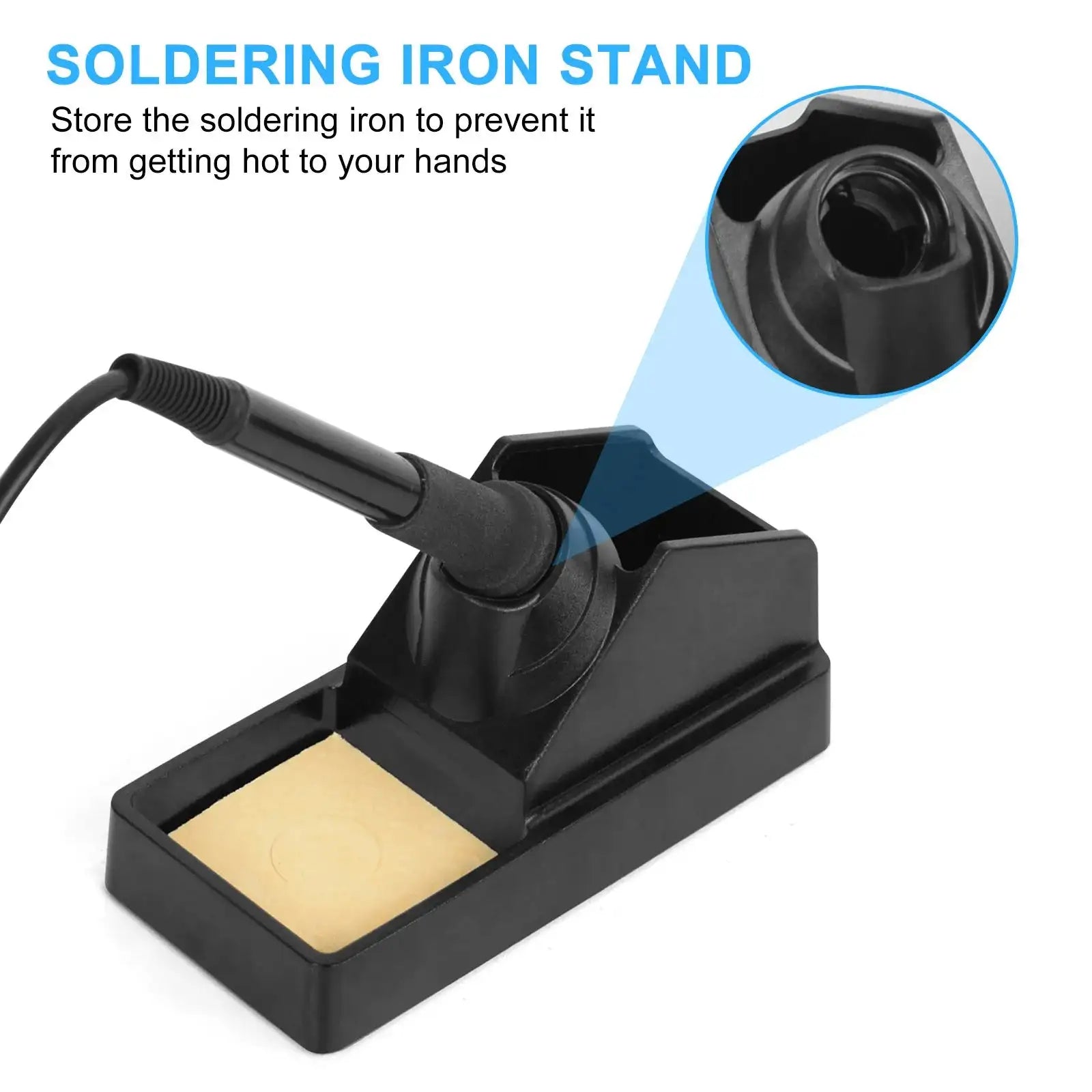 2 In 1 Soldering Station With Digital Display And Hot Air