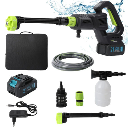 Cordless 3000W High Pressure Washer 200 Bar Digital Display 1 Battery 1 EU Plug / Poland