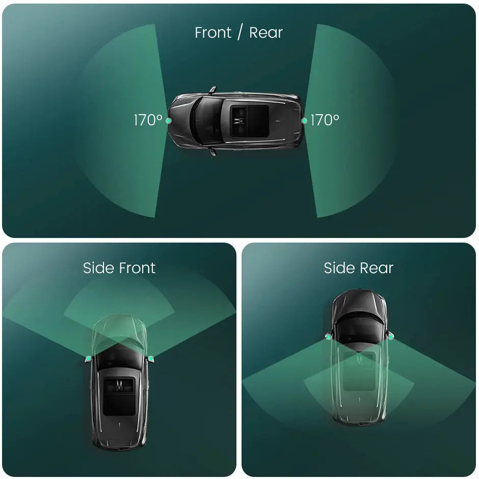 Backup Camera AHD 1080P Night Vision Fisheye For VW Audi Nissan Kia Mazda by InterCyprus Trading Ltd