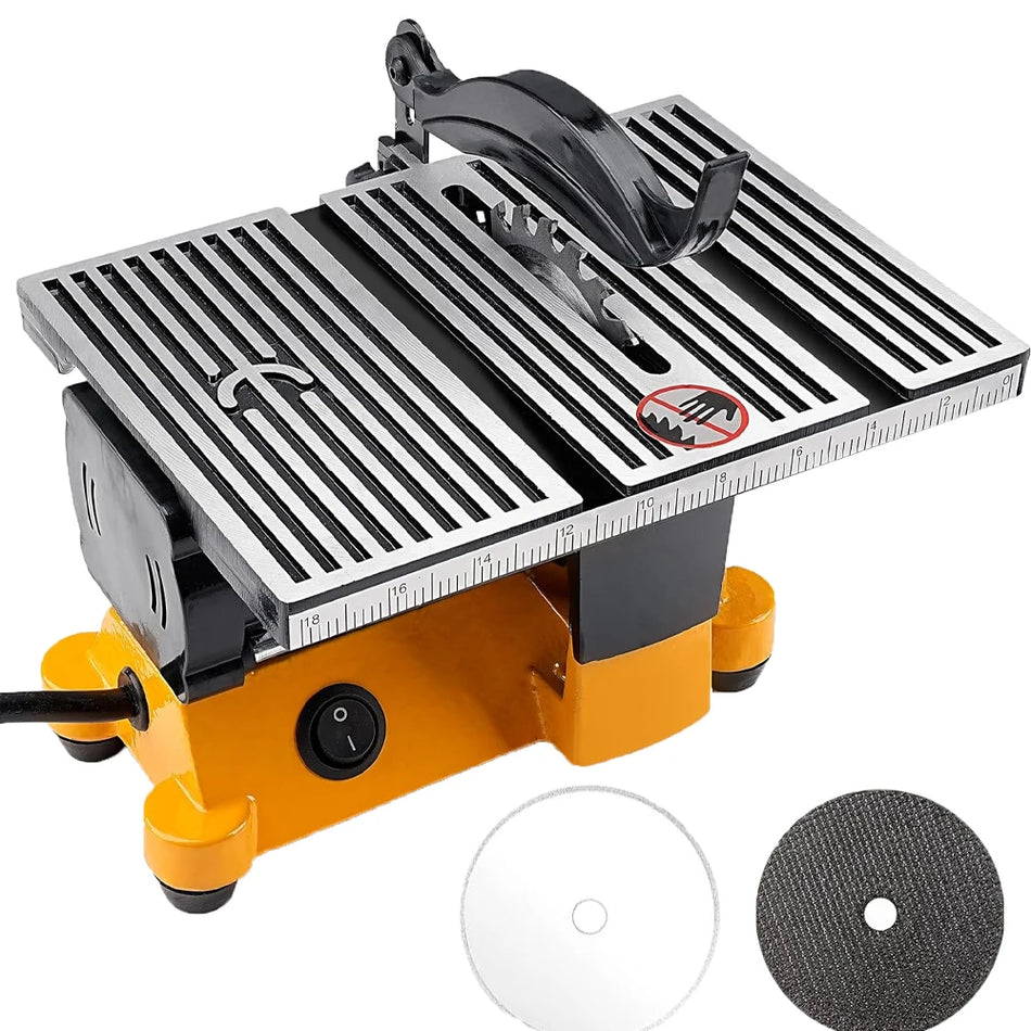 Fierăstrău Mini Multifuncțional DIY 90W 4500RPM Mașină de Tăiat Compactă de Precizie pentru Lemn PCB Plastic Aluminiu Priză UE
