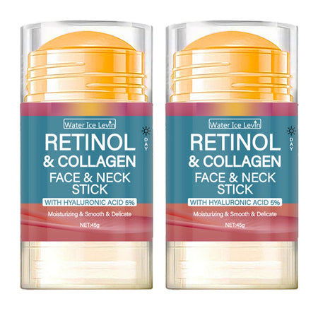Water Ice Levin Retinol Face and Neck Treatment Bar &ndash; Firming and Moisturizing Formula Two bottles