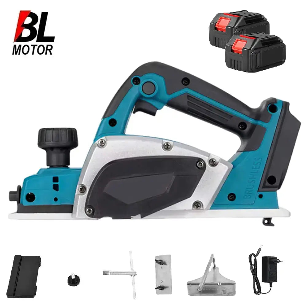 Brushless Cordless Handheld Wood Planer 15000 RPM Makita 18V With 2XBattery / Poland