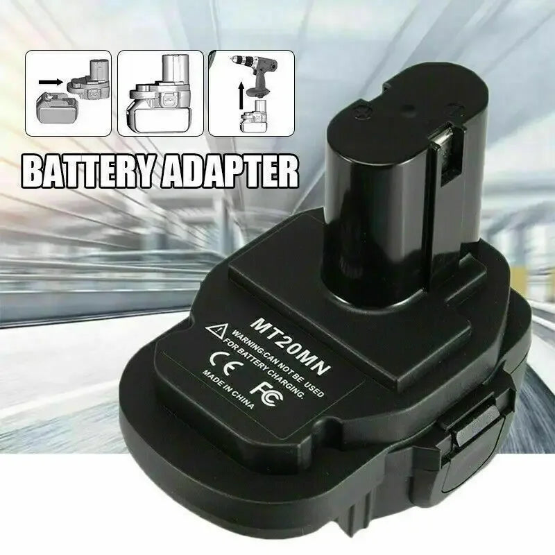 Adaptador Conversor de Bateria 18V para Ferramentas Li-ion Makita para Ni-Mh Ni-Cd com Mt20mn