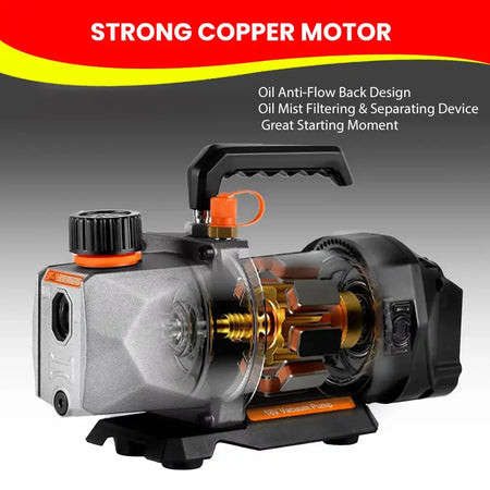 Cordless Vacuum Pump 7CFM 0.5HP For Refrigerator Vacuum 18V