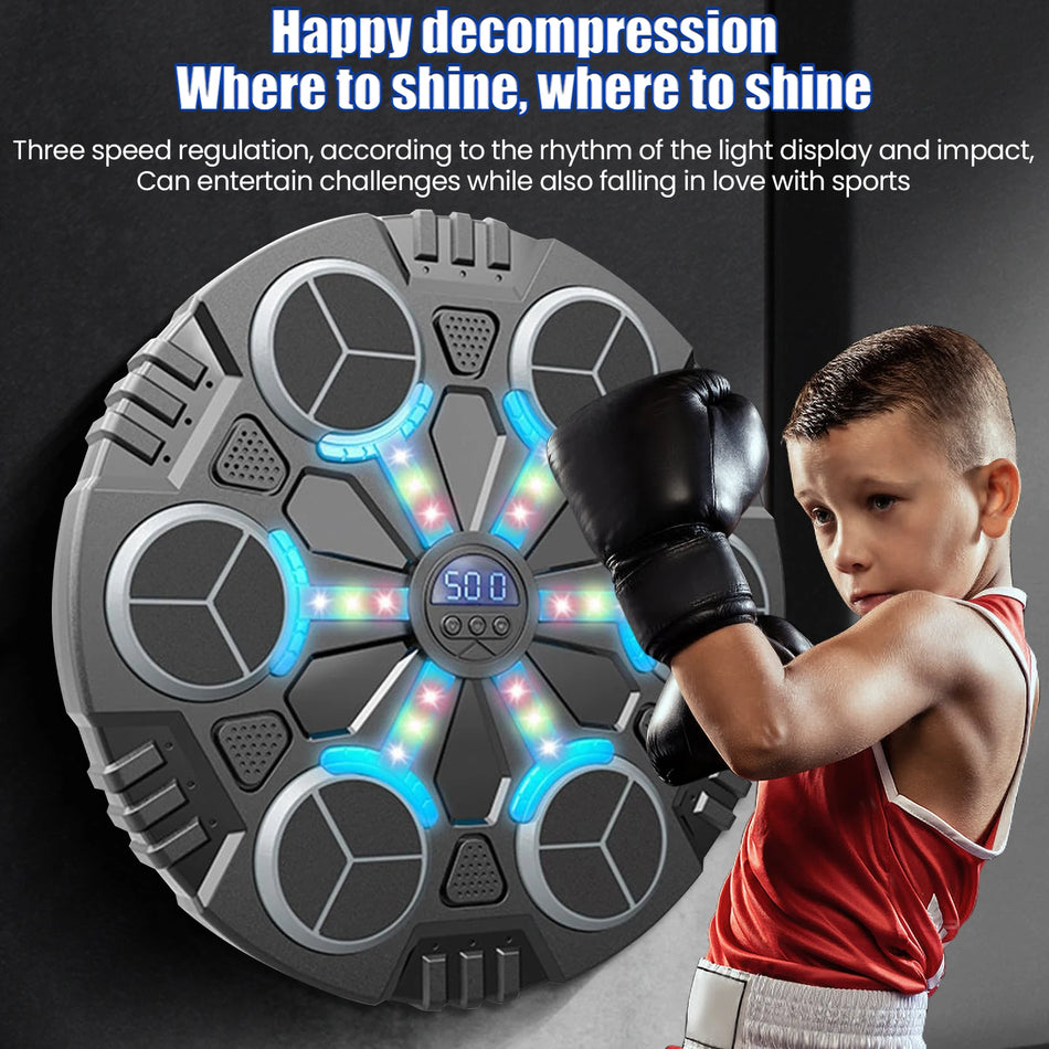 Smart Electronic Boxing Machine for Kids with Bluetooth Gloves