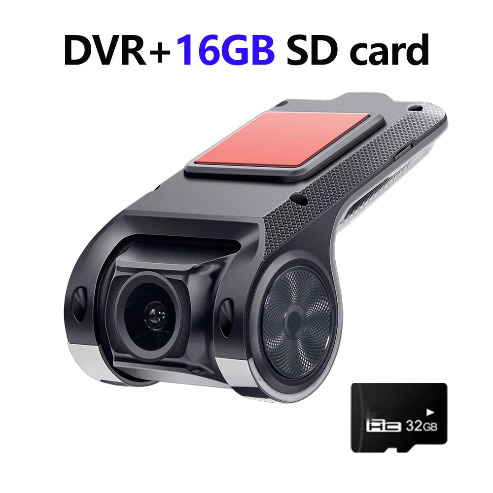 AKAMATE Car DVR Recorder - Full HD 720P Plug And Play DVR720P 16GB