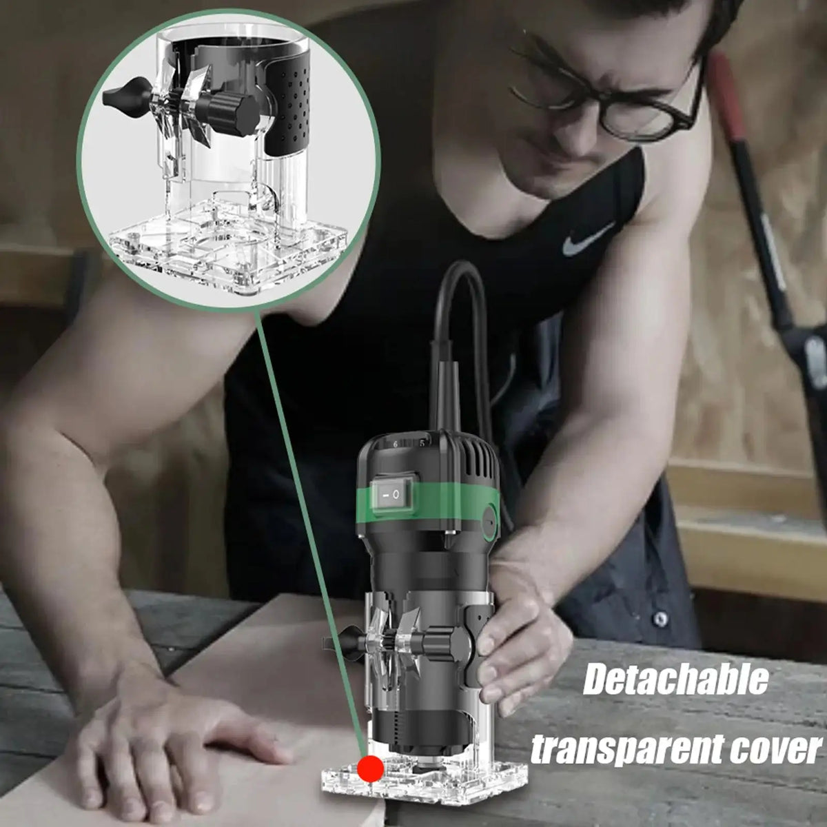Betuyoo 800W 6 Speed Wood Router &ndash; Versatile Engraving