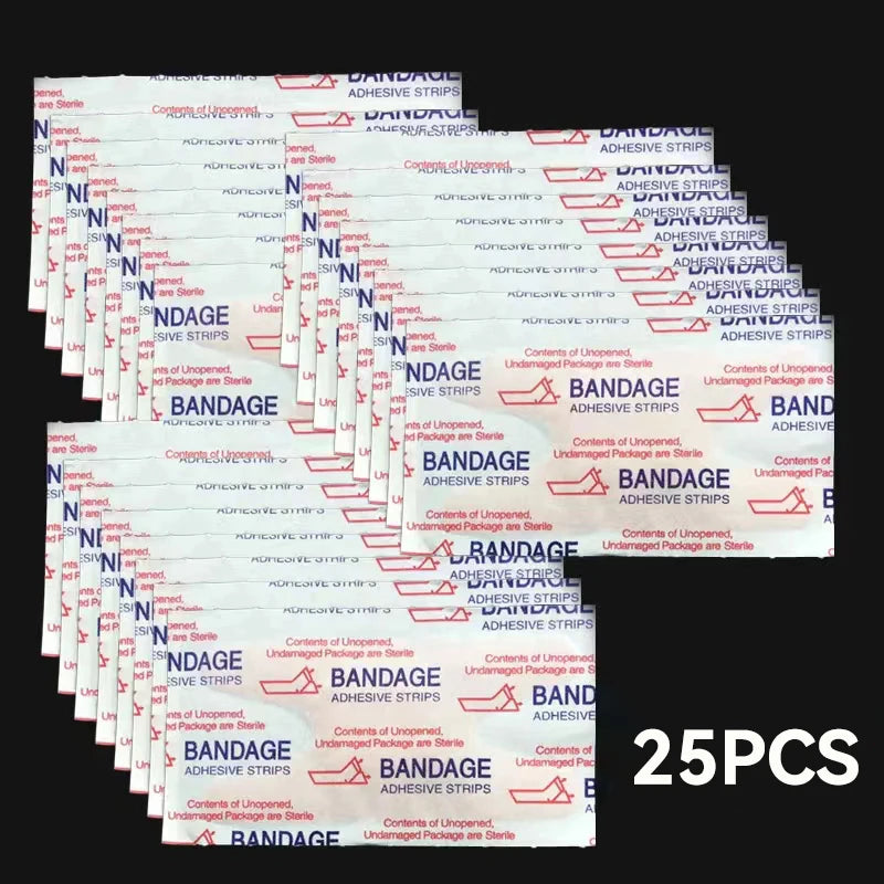 H-Type Wound Bandage &ndash; Waterproof Emergency Plaster Patch 25pcs