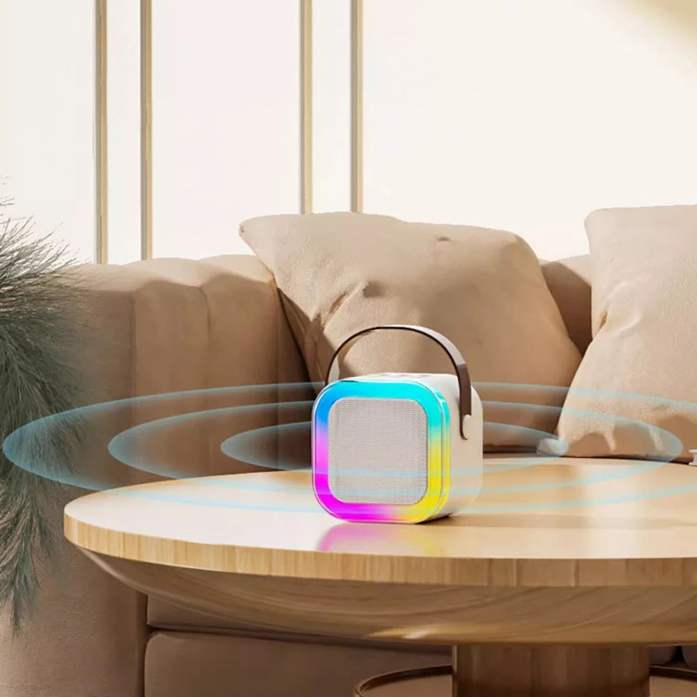 Professional Singing Bluetooth Column Speaker with Wireless Microphone