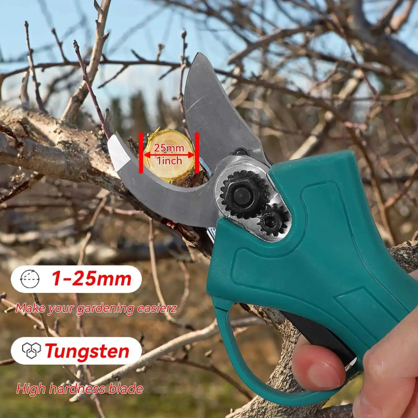 25mm Brushless Electric Pruning Shears &ndash; Battery Included