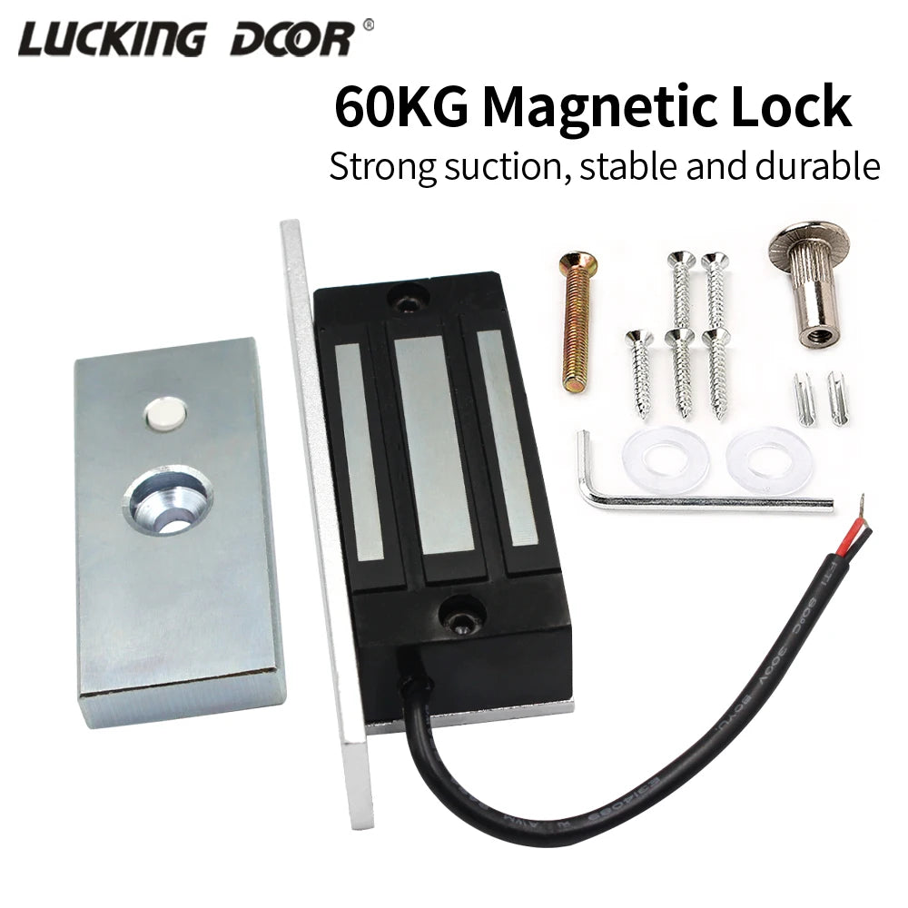 DC12V 60Kg Electromagnetic Lock &ndash; Side Mount Hidden Design