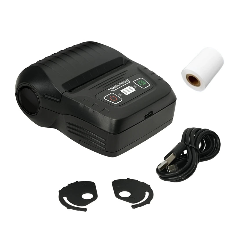 HZTZ Mini Label Printer Handheld Thermal &ndash; Bluetooth Enabled black