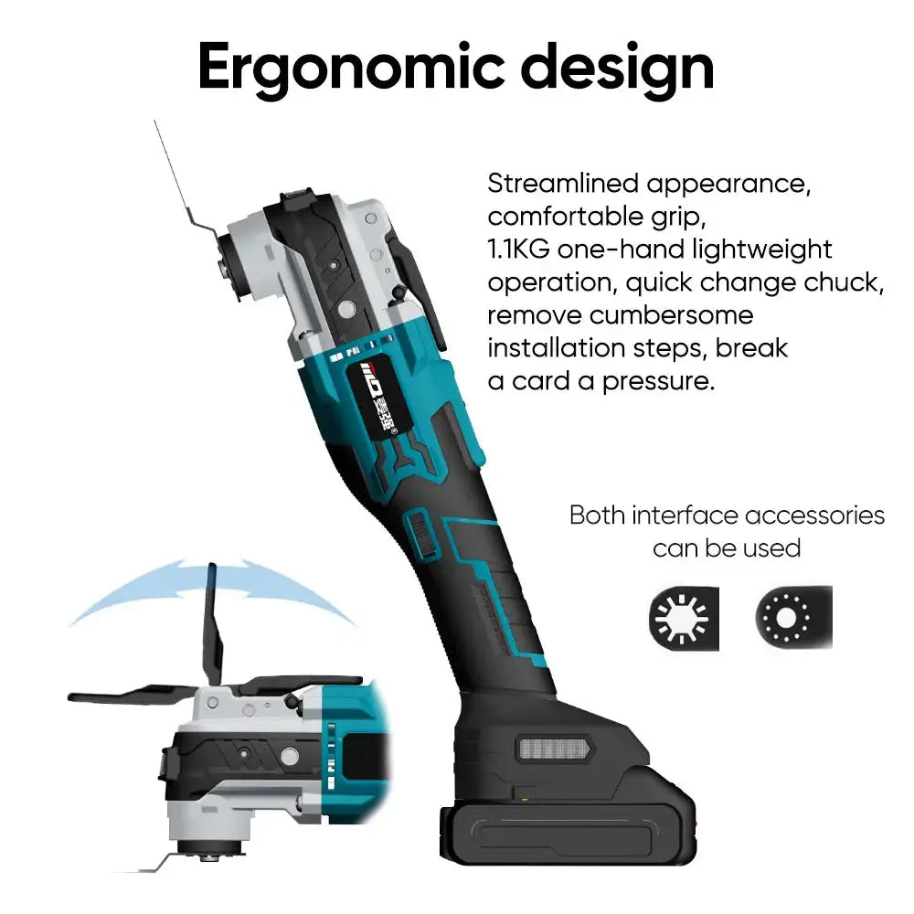 Brushless Oscillating Trimmer Saw 6 Speed For Makita 18V