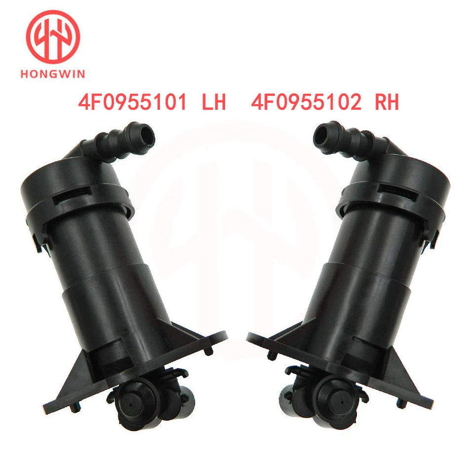 Bicos de Lavagem de Faróis em Plástico ABS para Audi C6 A6 Quattro 2005-2008