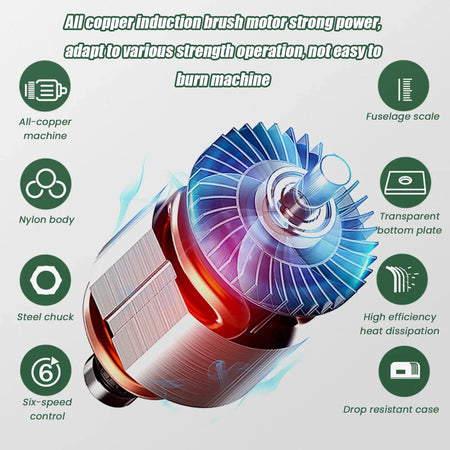Betuyoo 800W 6 Speed Wood Router &ndash; Versatile Engraving