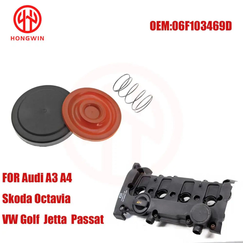 PCV Valve Cover Repair Kit With Membrane For Audi A3 A4 06F103469D 06F103469J