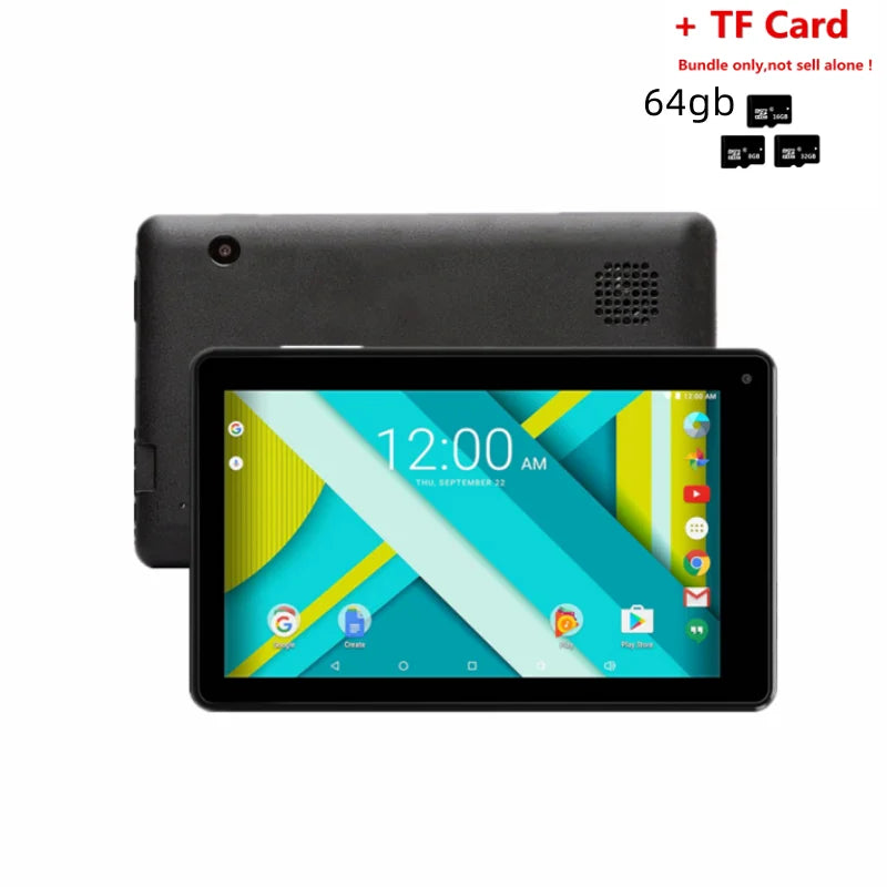 2025 7 Inch Android 6.0 Pocket Tablet PC For Kids &ndash; Slim Add 64GB TF Card / Android 6.0 / CHINA